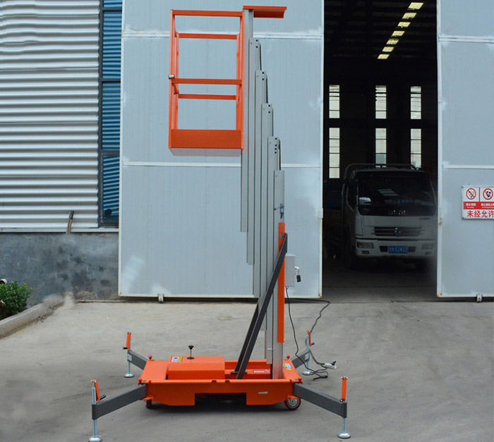 单柱式铝合金升降机