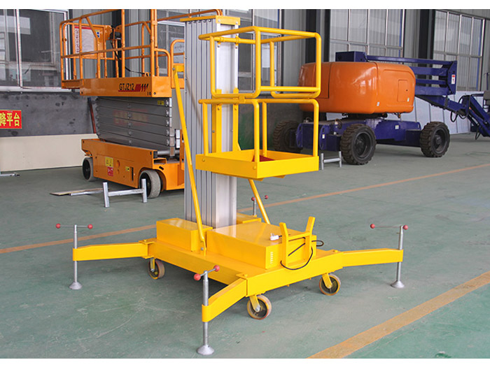 单柱式铝合金升降机