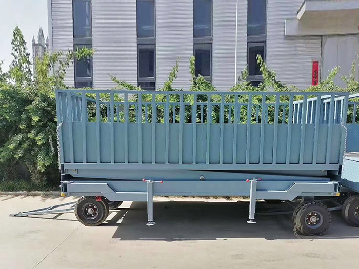 斜坡式液压卸猪台