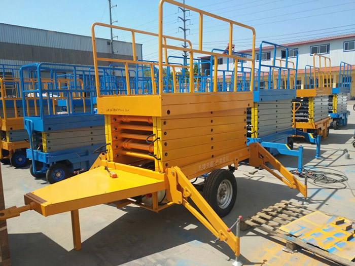 移动车托剪叉升降平台